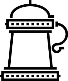 Beer Mug Silhouette Cutting Svg Files, Free Vectors File